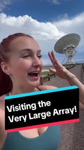 I got to see the VLA (famously seen in my favorite movie of all time,  Contact)!!! You can visit it yourself in New Mexico 🏜️ #astronomy  #telescope #space #outerspace #universe #spacetok #learn