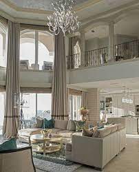 View of interior modern living room with wooden floor and fancy green flowers. Home Decoration Allows You To Create Luxury Yet Modern Interior Design Projects Discover More Luxurious Interior Desig Home Luxury Living Room Interior Design