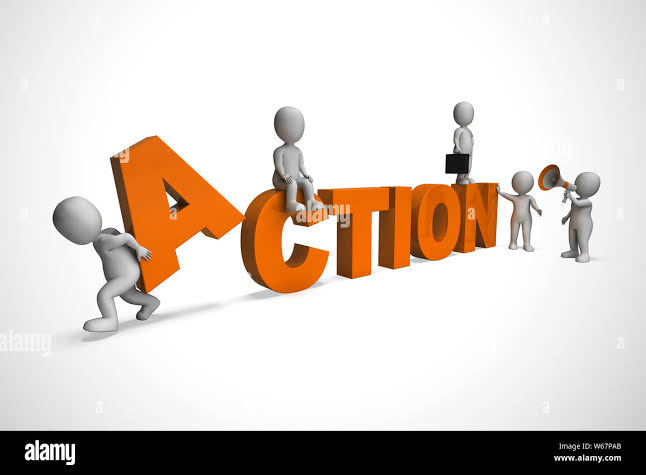 Take action concept icon meaning motivation and urgency to move forward.  Proactive process to deliver results - 3d illustration Stock Photo - Alamy