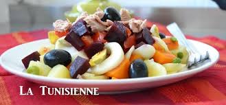 Slata Masmouta Salade Tunisienne De Legumes Salade Tunisienne Nourriture Tunisienne Recette De Cuisine Tunisienne