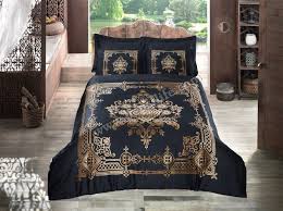 Cotton Box Osmanli Saten Nevresim Takimi Sultan Siyah Cotton Box Pamuk Saten Nevresi Cotton Box Saten Nevresim Takimlari Home Decor King Bedroom Sets Furniture
