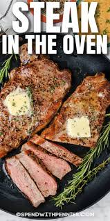 It has little fat, and is best served as rare as you like. How To Cook Juicy Steaks In The Oven Spend With Pennies