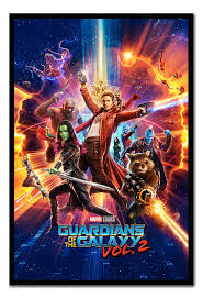 Guardians of the galaxy volume 2 poster. Guardians Of The Galaxy Vol 2 One Sheet Poster Framed Cork Pin Notice Board Ebay