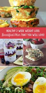 healthy 2 week weight loss breakfast