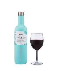 Winesulator 25oz Wine Canteen Aqua V2 0 Wine Bottle Wine Gifts Wine Chiller