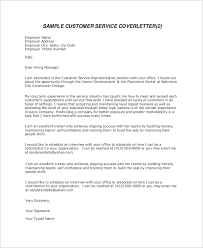 This customer service resume cover letter is designed to grab the reader's attention and ensure that your application gets proper consideration. Free 7 Sample Customer Service Cover Letter Templates In Ms Word Pdf