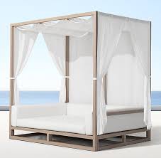 Rh S Aviara Daybed Artisan Barlas Baylar Brings Modern 233 Lan To The Outdoor Daybed Crafted Of The Finest Summer Furniture Outdoor Daybed Patio Furnishings
