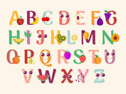Tell us what they are! Free Alphabet Kids Vector Art