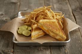 Bj S Deep Dish Pizza Review The Classic Grilled Cheese Grilled Sourdough Filled With Havarti And Cheddar Cheese Classic Grilled Cheese Grilled Cheese Snacks