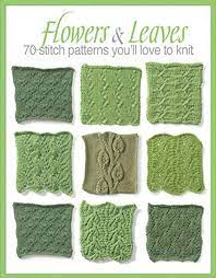 The instructions are provided in both chart an Flowers Leaves Knitting Patterns Amazing Knitting Bloglovin Leaf Knitting Pattern Knitting Patterns Knit Stitch Patterns