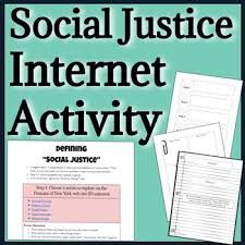 Social Justice Online Activity Social Justice Education Social Justice Online Teaching Resources