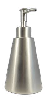 Fenêtre de contrôle du consommable. Distributeur De Savon Inox Gris Leroy Merlin