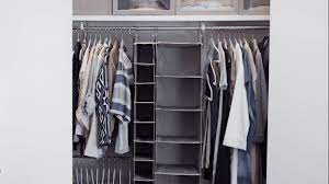 The narrow design takes up little closet space, while the velvet surface keeps ties from slipping off the hooks. How To Maximize Space In A Small Closet Step By Step Project The Container Store