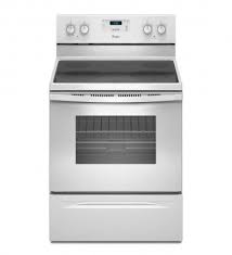 Whirlpool Wfe320m0a 4 8 Cu Ft Capacity Electric Range With 9 6 Dual Radiant Element Electric Range Oven Self Cleaning Ovens Freestanding Electric Ranges