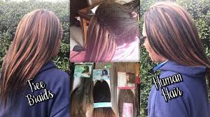Offers may be subject to change without notice. How To Do Tree Braids With Human Hair Essence Yaki Bulk Premium Human Hair Youtube