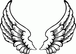 Angels are usually viewed as emanations of a supreme divine being, sent to do the tasks of that being. Angel Wing Coloring Page Coloring Home