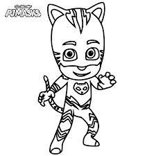 In the meantime, let's have some coloring fun! Pj Masks Coloring Pages The Coloring Page