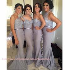 Cheap Bridesmaid Dresses Discount Mermaid Long Bridesmaid Dress With One Shoulde Mermaid Bridesmaid Dresses Halter Bridesmaid Dress Silver Bridesmaid Dresses