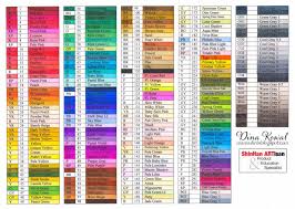 Dina Kowal Creative Touch Marker Color Charts