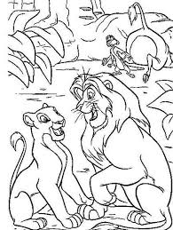 Other pride land characters include a gorilla, a hyena, and hippo, and cheetah. Coloring Pages Free Lion King Coloring Pages