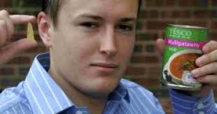 Wood you believe what Lloyd found in his soup?