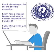 Ancillary means providing necessary support to the primary activities or operation of an organization, system, etc. Practical Meaning Of The Mifid Ii Ancillary Activity Exemption What The Non Financial Counterparties Below The Threshold Can Do With Respect To Financial Instruments And What Is Banned Emissions Euets Com