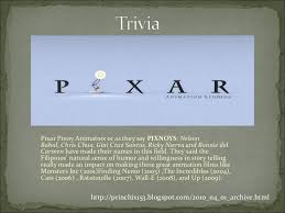 I hope you've done your brain exercises. Computer Pixar Trivia