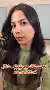 You will see me using this tint almost daily, and I’m not gate keeping this  💗🌻, It’s from @thefaceshopindia_official , #makeup #tint #blush #skincare  #explorepage✨