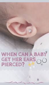 Pin On Baby Ear Piercing