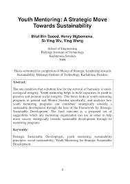 Check spelling or type a new query. Pdf Youth Mentoring A Strategic Move Towards Sustainability
