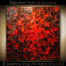 Abstract Black And Red Paintings Original Large Contemporary Fine Art By Susanna Red Impasto Modern Palette Knife Abstract Textured Pai With Images Red Abstract Painting Abstract Art Diy Red Abstract Art