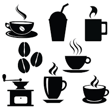 Download Coffee Svg Silhouette Files Pack Cafe Vector Clipart Digital Download Svg Png Dxf Eps Coffee Svg Coffee Shop Decor Coffee Cup Art