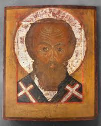 Proantic: Icon Of Saint Nicholas, 18th Century. Russie