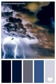 Blue And Gray Color Palette 6 Thunderstorm Inspired Color Schemes Nature Color Palette Color Palette Grey Color Palette