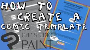 How To Create A Comic Book Template In Clip Studio Paint Youtube Clip studio paint for android & chromebook is here! how to create a comic book template in clip studio paint