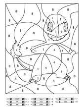 Buy inspired pokemon wall decor, minimalist pokemon poster, all prints avialable in 9 sizes and 3 type of materials: 3 Free Pokemon Color By Number Printable Worksheets Pokemon Coloring Pages Pokemon Coloring Color By Number Printable