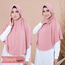 Jilbab Khimar Syari Instan Terbaru Hijab Hanum Shopee Indonesia