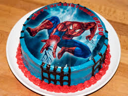 Spiderman Birthday Cake For 8 Year Old Boy Red Velvet Spiderman Birthday Cake Spiderman Birthday Cake Birthday Cakes For Men New Birthday Cake
