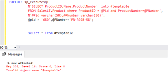 Dynamic Sql In Sql Server