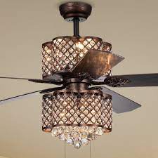 We have tons of rustic ceiling fans with lights so that you can find what you are looking for this season. Quincy Crystal Rustic Bronze Reversible Blade 6 Light Ceiling Fan Overstock 20018132