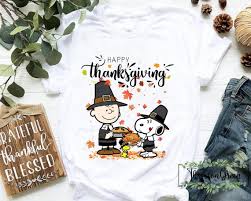 With tenor, maker of gif keyboard, add popular peanuts thanksgiving images animated gifs to your conversations. Happy Thanksgiving Shirt Thanksgiving Snoopy Charlie Brown T Shirt Peanuts Holiday Fall Season Funny Thanksgiving Gift For Men Women Luxwoo Com
