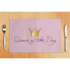 Life's been just a show. Tischset Aus Stoff La Vida Mit Spruch Queen Of The Day 2 95