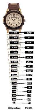 watch band sizes chart watches leather working leather craft