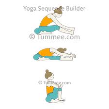 It improves spinal flexibility and realigns the vertebral column. Head On Knee Pose Yoga Janu Sirsasana Yoga Sequences Benefits Variations And Sanskrit Pronunciation Tummee Com