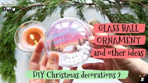 🎄 christmas diy | dollar tree diy. Diy Ideas For Christmas Tree 2 Handmade Christmas Decorations Clear Ornament And Other Ideas Youtube