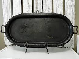 Vintage Cast Iron Oval Griddle By Rusticattic On Etsy 40 00 Cast Iron Cast Iron Cooking Copper Ware