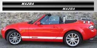 Miata Mx 5 Triple Stripe Decal Graphic Miata Mx5 Miata Mazda Mx5