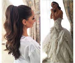 Half Up Half Down Ponytail By Natalie Anne Hair Wedding Hairstyles Half Up Half Down Wedding Hair Updo With Veil Ponytail Bride