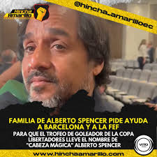 🟡⚫️ ¡LA FAMILIA DE ALBERTO SPENCER PIDE AYUDA A BARCELONA Y A LA FEF!  🔊‼️, Walter Alberto Spencer solicita el apoyo de Barcelona, Peñarol, FEF y  AUF para que el trofeo de goleador de la Copa ...