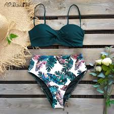 Nous nous assurons de proposer une collection avec toutes les couleurs et les modèles que vous pouvez imaginer afin de satisfaire et. Sexy 2020 Bikini Maillot De Bain Femmes Maillots De Bain Push Up Bikinis Ensemble Feuille Imprimer Femme Taille Haute Maillots De Bain Pour Maillot De Bain Kikres Com